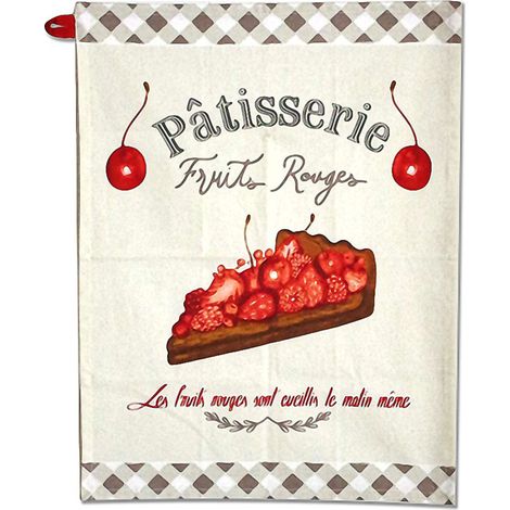 Essuie mains Les fruits rouges sont cueillis le matin même