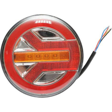 Luce freno posteriore rotonda LED 12V/24V universale 140x40mm Breckner Germany (1/5)