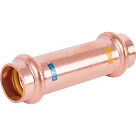 HS AQUAGAS V Schiebemuffe 35 x 35 mm 450403535 Kupfer, Press Copper, Fitting für Gas und Wasser