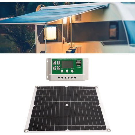 Kit contrôleur de batterie au lithium monocristallin 25 W pour panneaux solaires 15 V pour camping-cars et bateaux (1/5)