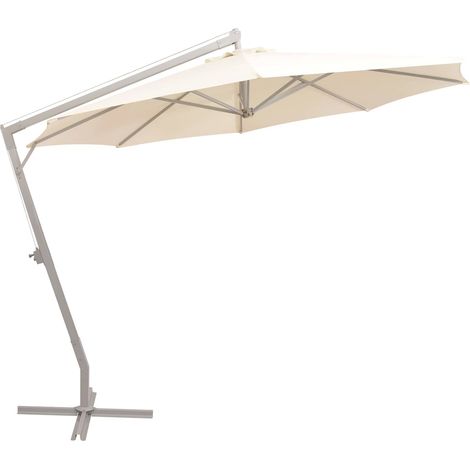Outdoor Umbrellas Beige Polyester vidaXL