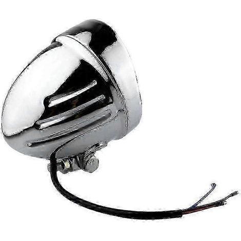 Phare de moto vintage universel, haute luminosité, facile à installer sur la plupart des modèles. (1/3)