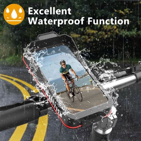 Support de téléphone étanche et antichoc pour guidon de moto (1/5)