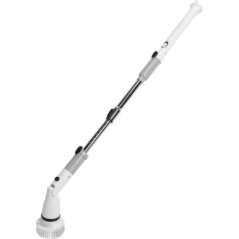 Brosse de nettoyage électrique rotative pour sols, manche extensible, sans fil, kit pour la maison, la salle de bain et la voiture (100).‑Prise européenne 240 V (1/5)