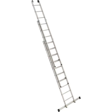 Euroline Premium 303 Schiebeleiter 3x10 Sprossen (1/5)