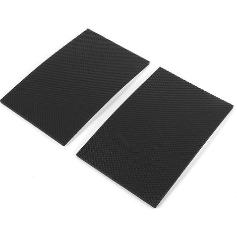 Rutschfeste Untersetzer aus dickem Gummi für Stühle und Tische, rechteckige Form, 2er-Set