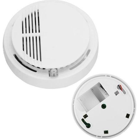 Détecteur De Fumée - Photoélectrique - Sans Fil - Fonctionne Avec Pile 9 V - Pour Intérieur - 1 Pièce (1/4)