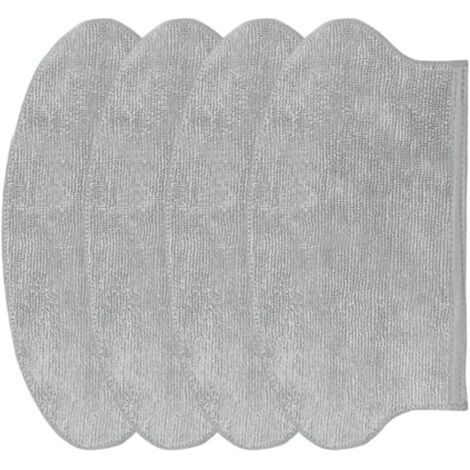Kit de lingettes de rechange lavables et réutilisables pour aspirateur robot EUREKA NER600, lot de 4 ou 10 (lot de 4) (1/4)