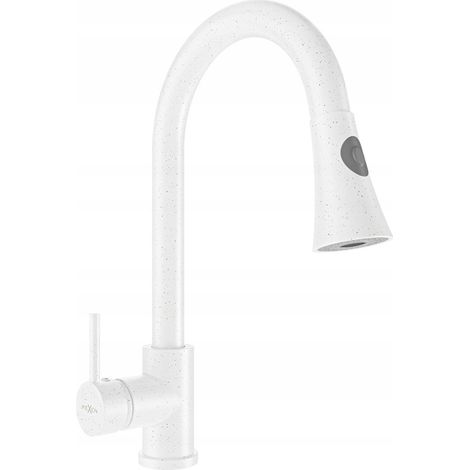 Mexen Elia grifo de cocina, blanca moteada - 670101-26 (1/2)