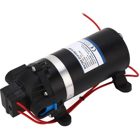 Membranwasserpumpe 8,3 bar, 20 GPH, tragbare, selbstansaugende Mikro-Elektro-Boosterpumpe mit hoher Förderhöhe, 12 V DC (1/5)