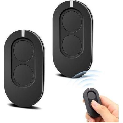 BARKBUSTERSOuvre-porte de garage 2 pièces, télécommande sans fil à 2 boutons, compatible avec Ditec BIXLS2 BIXLP2 GOL4 BIXLG4 ZEN2 ZEN4W (1/4)
