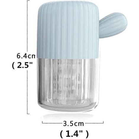 Machine de nettoyage portable pour lentilles de contact - Lave-lentilles de contact bleu