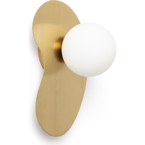 Aplique de Pared Metal y Cristal Moonlight Leaton Dorado (1/5)