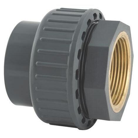 Raccord union mix tar PVC/laiton Ø 25x3/4'