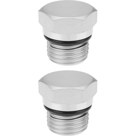 Bouchon Hexagonal Orb - Acier Au Carbone - Filetage 9/16-18 - Joint Torique Intégré - Pour Systèmes Hydrauliques - 2 Pièces (1/5)