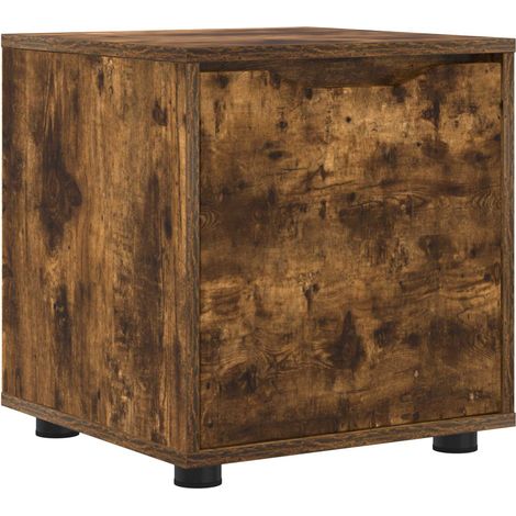 Maison Exclusive - Cabinet de salle de bain Chêne fumé 40,5 x 40 x 44 cm (1/5)