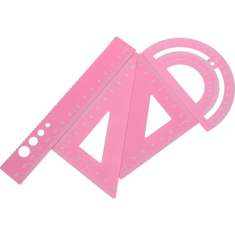 Kit de mesure professionnel avec rapporteur et équerre (1/5)