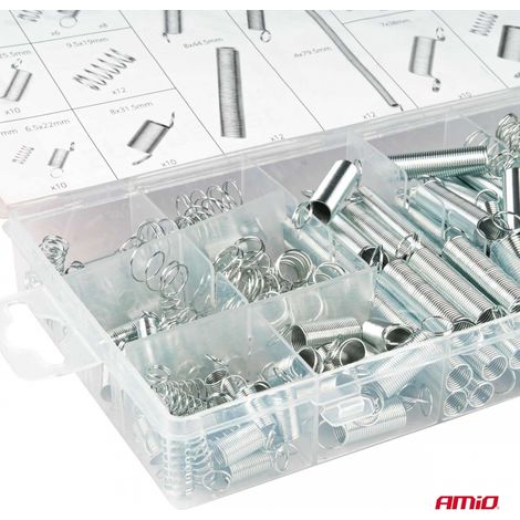 Ressorts, assortiment de ressorts 200 pièces. AMIO-03140 (1/4)