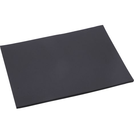Tapis de maintenance noir antidérapant, flexible, imperméable et isolant thermique pour machine à plastifier (1/5)