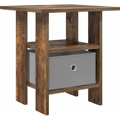 Maison Exclusive - Nachttisch Geräucherte Eiche 41 x 40 x 45 cm H