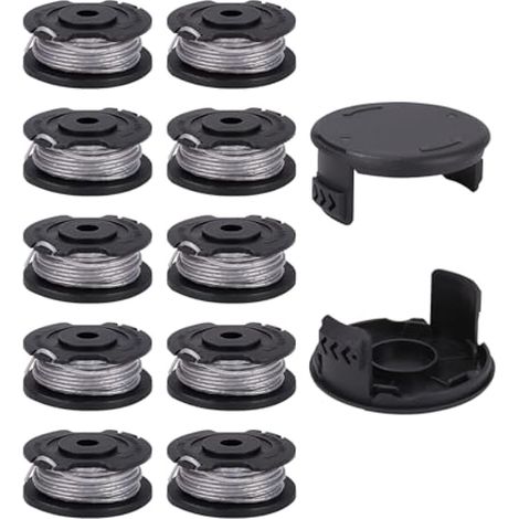 Kixolo Lot 10 Bobines F016800569 Bosch fil nylon 1,6mm 5m coupe-bordure (1/4)