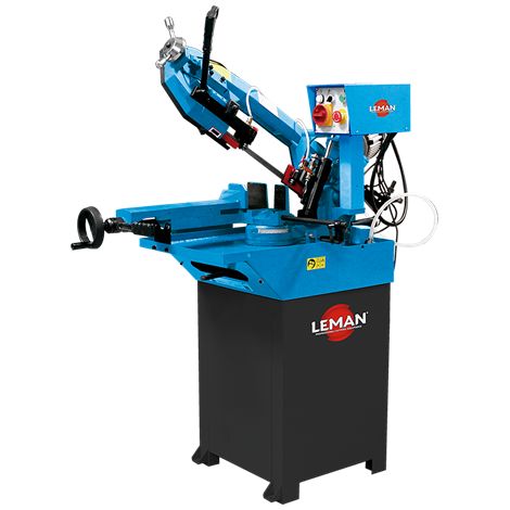 LEMAN - Sierra de Cinta para Metal SRM170 1500W Monofásica con Arco Giratorio y Lubricación Automática - Corte Ø170mm - Máquina Profesional de Precisión (1/5)