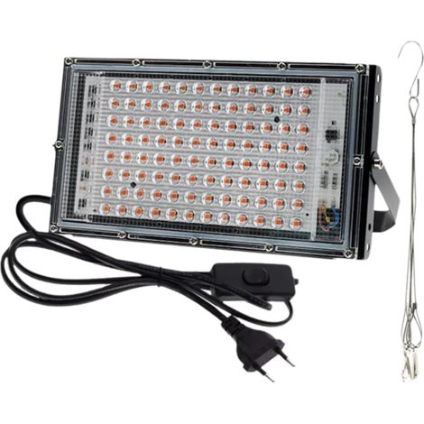 1 Lampe de culture LED 300W spectre complet UV IR boîtier aluminium IP66 pour serre tente hydroponie (1/5)