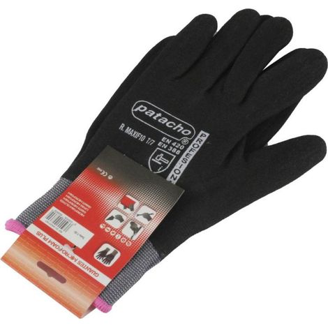 GUANTE NYLON NEGRO FOAN MAXI F10 T/7 PAR