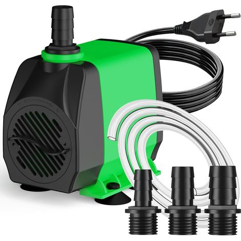 Knifel Pompe Submersible 45 W 2500 L/h – Protection Contre la Surchauffe – Ultra-Silencieuse – Pour Bassins et Aquariums – Câble 1,8m pour Fontaines et Systèmes Hydroponiques (1/5)