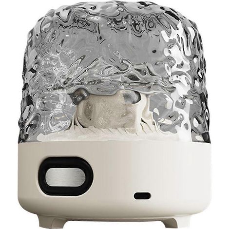 Lampe de douche/salle de bain LED étanche à 16 couleurs effet vagues océaniques, rechargeable, avec télécommande et commande tactile