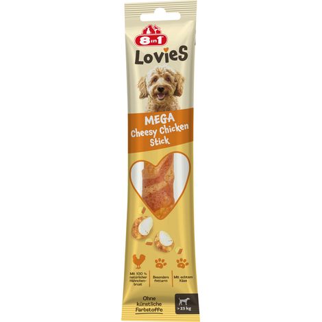 8in1 Hundeleckerli Lovies 110 g Hühnchen-Käsestick (1/3)