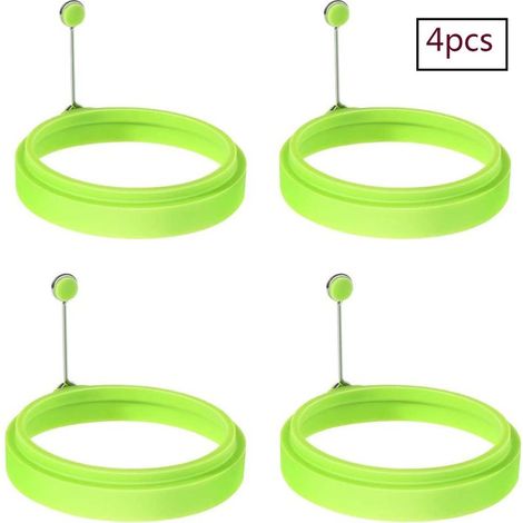 Moule à crêpes rond vert (lot de 4) (1/5)