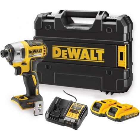 Dewalt DCF887D2 18V XR G2 Brushless 3 Speed Impact Driver - 2 x 2.0ah Batteries