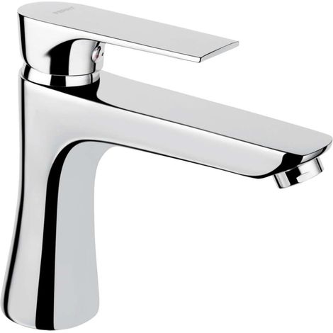 Ferro Algeo Square grifo monomando para lavabo cromado diseño moderno (1/2)