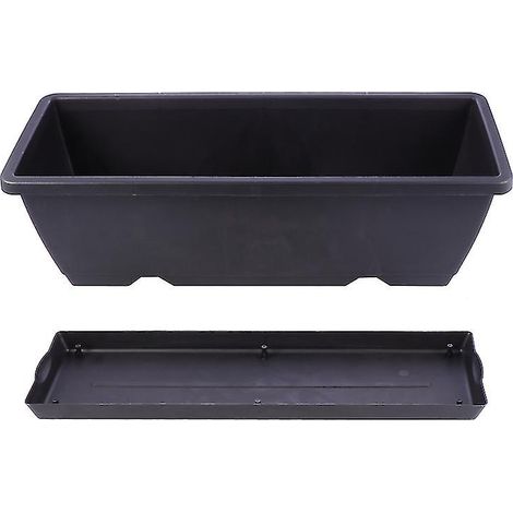 1 pot de fleurs en plastique (1/3)