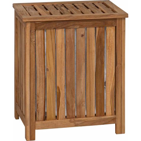 Cesta de Lavandería Natural 50 x 35 x 60 cm vidaXL