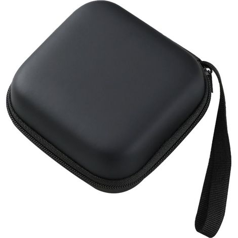Aufbewahrungsetui für Datenkabel und Kopfhörer, 10 x 10 x 4 cm, Tragetasche für Ladegerät, Kabelorganizer für USB-Sticks oder Speicherkarten (1/5)