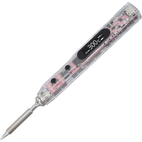 Fer à souder numérique SI012 PRO MAX à température constante, écran OLED, pointe SI-B2 incluse, tension DC12V-25V, outil de précision pour électronique et bricolage. (1/5)