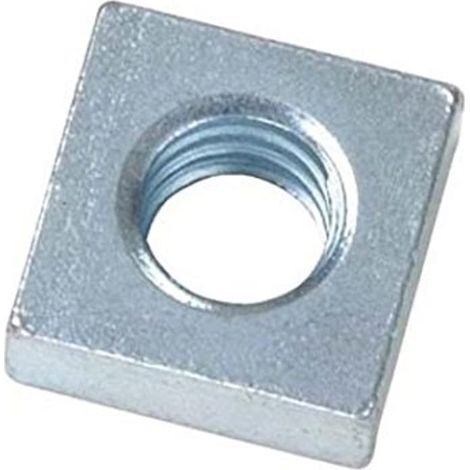 Zinc plaqué carré Écrou M6 Boulon pour toiture, Blanc, Lot de 100