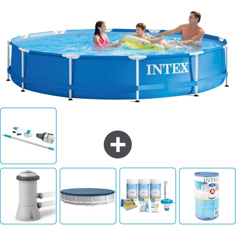 Intex Piscine Tubulaire Ronde - 366x76 cm - 6-pièces  S41721 (1/5)