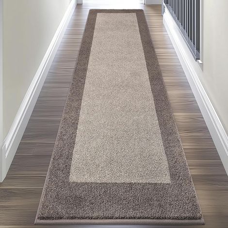 Tapis Couloir 60 x 213 cm, Tapis Cuisine Interieur Antidérapant et Lavable en Machine, Idéal pour Chambre, Porte, Passage, Salle de Bain ou Sol, (Emballage en Rouleau) (1/5)