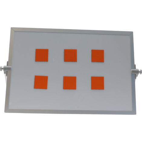 Symbole magnétique Carré 3x3 cm orange
