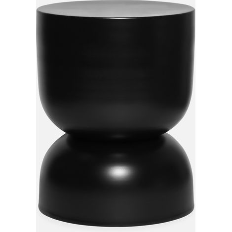 Mesa auxiliar, rincón de sofá, Mesita metal Ø32 x H42cm
