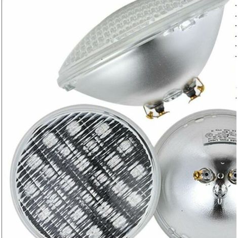 Lampada da piscina a LED bianca da 178(mm) PAR56 12V CC/CA, illuminazione subacquea IP68 impermeabile, sostituzione delle lampadine alogene