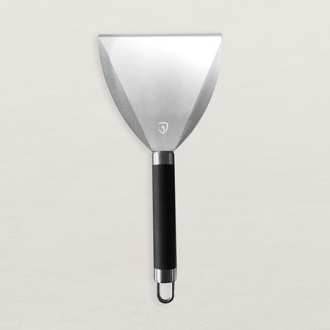 Spatule d'entretien en inox pour plancha