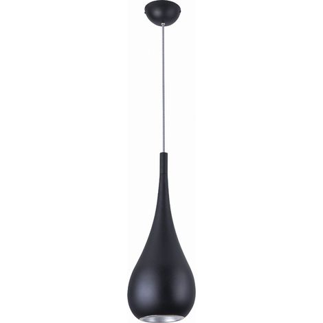 Lampada a sospensione nera DROP a goccia E27 40W Maxlight (1/5)