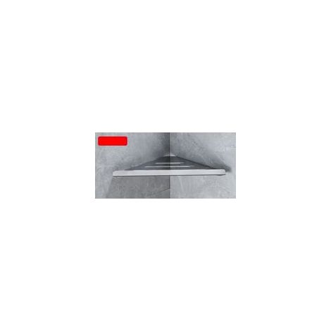 Étagère murale de douche en acier inoxydable – Installation sans perçage – Résistante à la corrosion et aux rayures – Trou de vidange intégré (1/3)