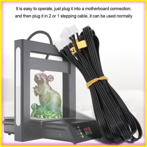 Imprimante 3D pas à pas, accessoire d'imprimante à moteur à Double axe Z, câble de moteur, accessoires à Double connecteur pour CR (1/4)