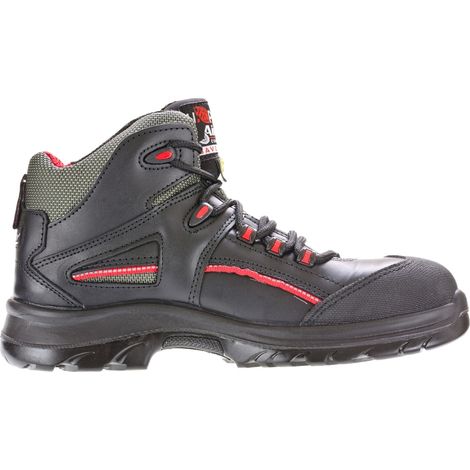 UPower Sicherheitsstiefel Teak Größe 45 schwarz / rot - RR10304-45 (1/5)