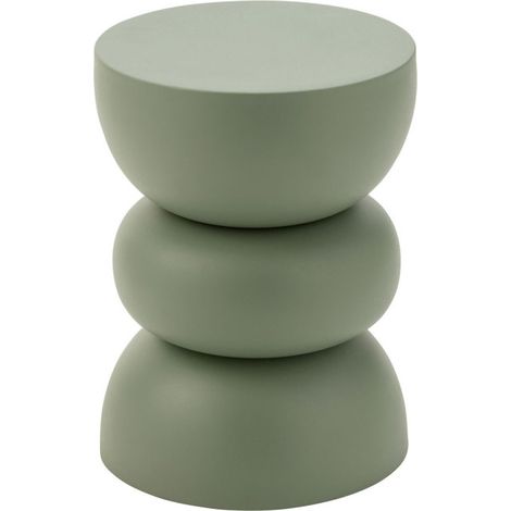Table d'Appoint Design en Métal "Lise" 43cm Vert (1/5)